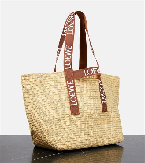 loewe raffia tote.